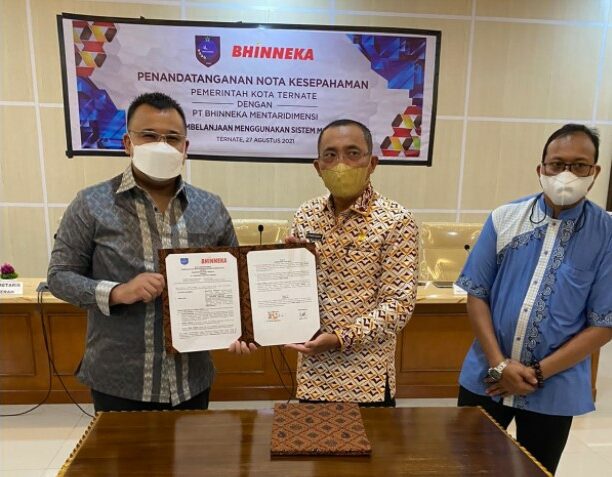 bhinneka kerjasama pemkot ternate