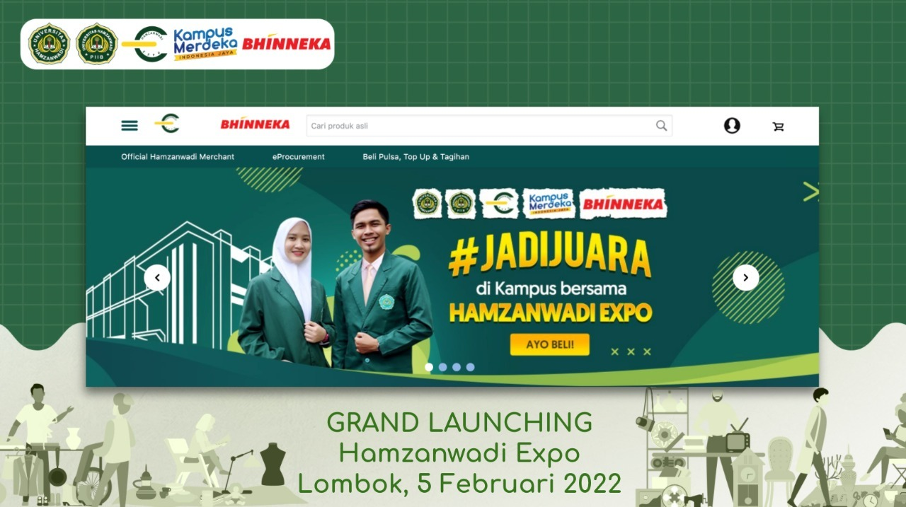 peluncuran campus marketplace hamzanwadi
