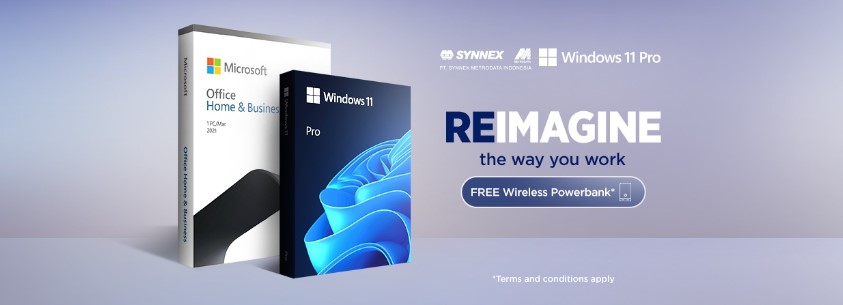 Promo Windows 11 Pro dan Microsoft Home di Bhinneka