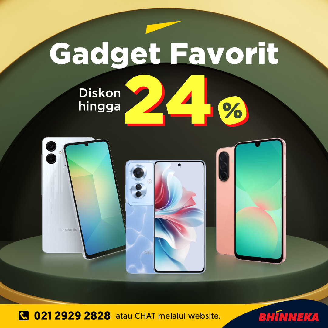 Gadget Favorit Diskon hingga 24%